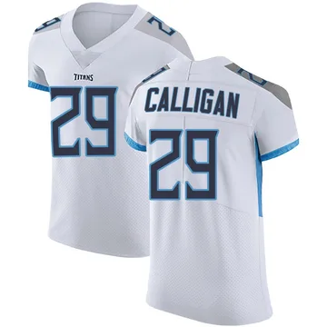 Men's Keydrain Calligan Tennessee Titans Nike Elite Vapor Untouchable Jersey - White