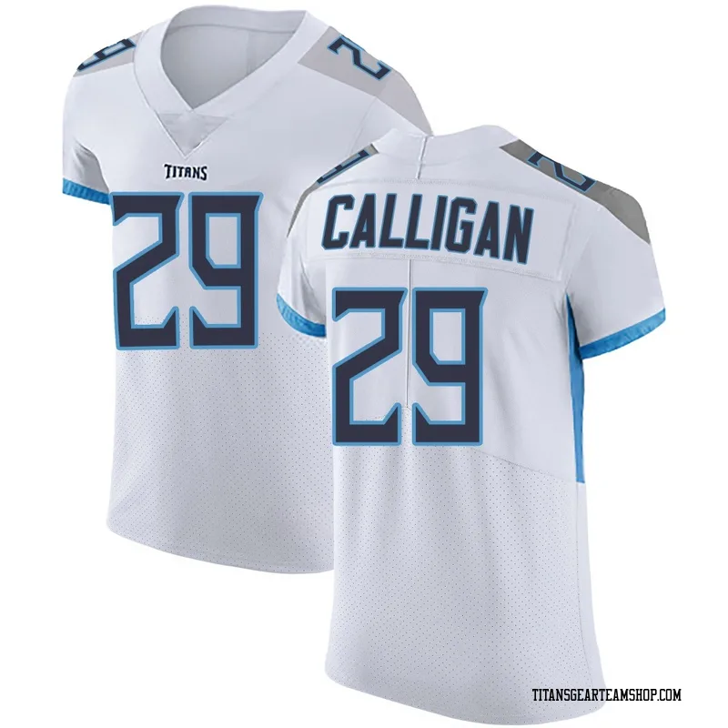 Men's Keydrain Calligan Tennessee Titans Nike Elite Vapor Untouchable Jersey - White