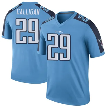 Men's Keydrain Calligan Tennessee Titans Nike Legend Color Rush Jersey - Light Blue