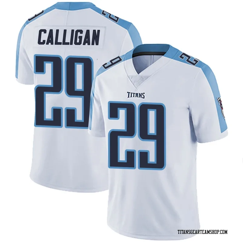 Men's Keydrain Calligan Tennessee Titans Nike Limited Vapor Untouchable Jersey - White