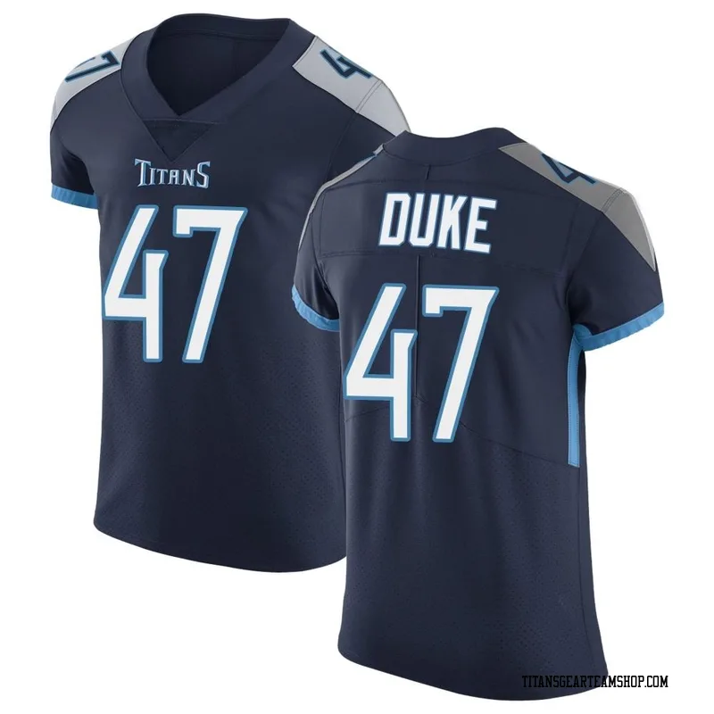 Men's Khalid Duke Tennessee Titans Nike Elite Vapor Untouchable Jersey - Navy