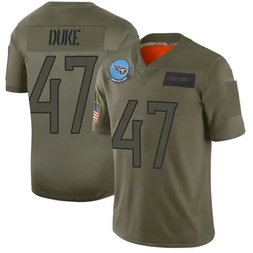 Men's Khalid Duke Tennessee Titans Nike Limited 2019 Salute to Service Jersey - Camo