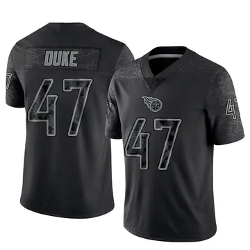 Men's Khalid Duke Tennessee Titans Nike Limited Reflective Jersey - Black