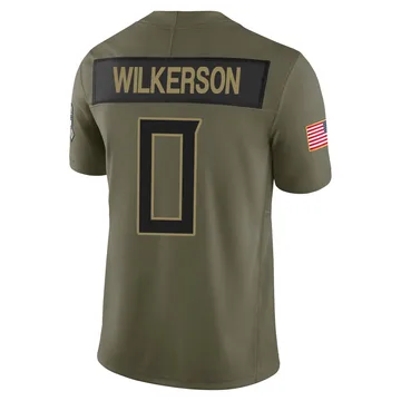 Men's Kristian Wilkerson Tennessee Titans Nike Limited 2025 Salute to Service Jersey - Olive