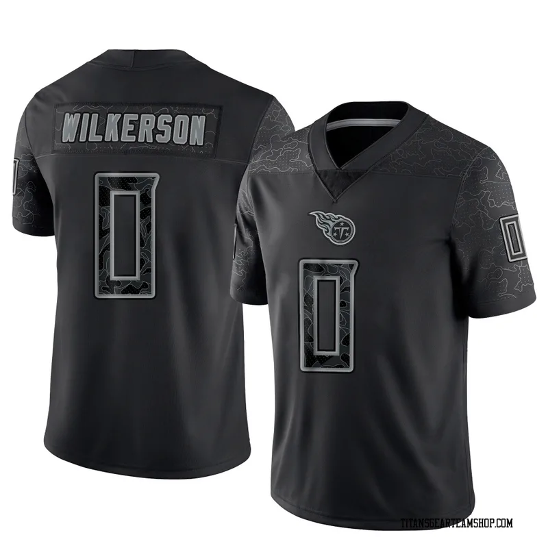 Men's Kristian Wilkerson Tennessee Titans Nike Limited Reflective Jersey - Black