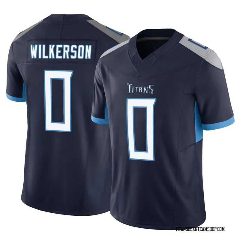 Men's Kristian Wilkerson Tennessee Titans Nike Limited Vapor F.U.S.E. Jersey - Navy