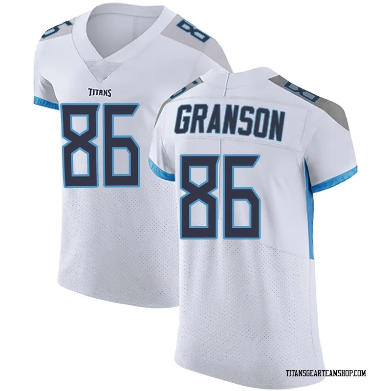 Men's Kylen Granson Tennessee Titans Nike Elite Vapor Untouchable Jersey - White