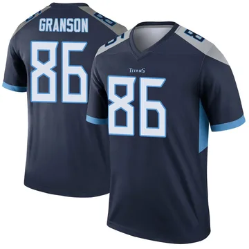 Men's Kylen Granson Tennessee Titans Nike Legend Jersey - Navy