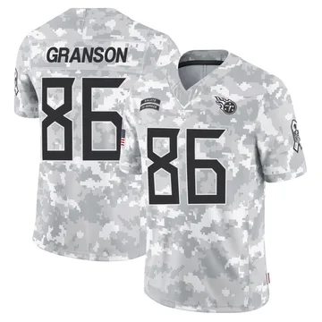 Men's Kylen Granson Tennessee Titans Nike Limited 2024 Salute to Service Jersey - Arctic Camo