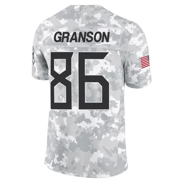 Men's Kylen Granson Tennessee Titans Nike Limited 2024 Salute to Service Jersey - Arctic Camo