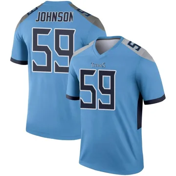 Men's Kyron Johnson Tennessee Titans Nike Legend Jersey - Light Blue