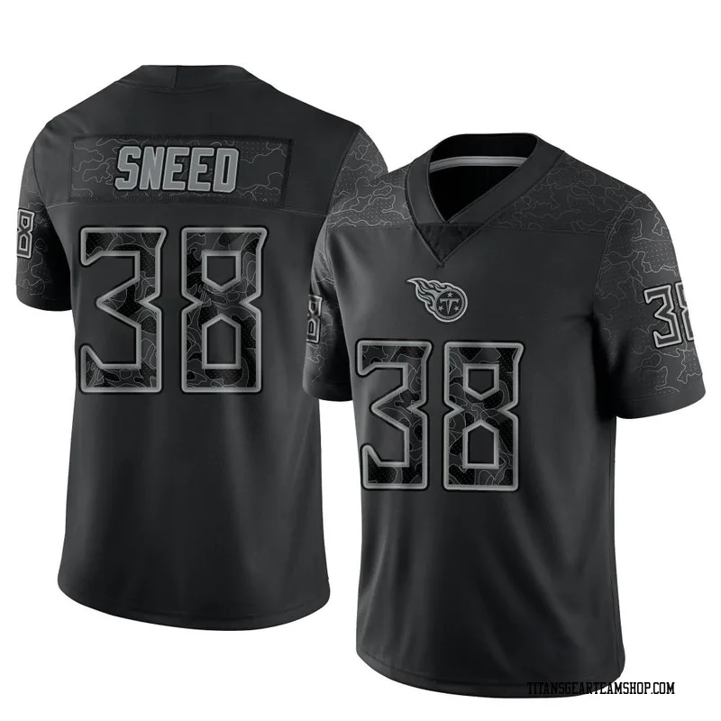 Men's L'Jarius Sneed Tennessee Titans Nike Limited Reflective Jersey - Black
