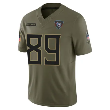 Men's Lance McCutcheon Tennessee Titans Nike Limited 2025 Salute to Service Jersey - Olive