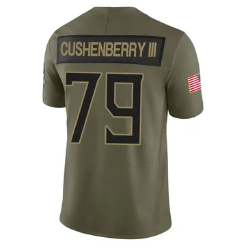 Men's Lloyd Cushenberry III Tennessee Titans Nike Limited 2025 Salute to Service Jersey - Olive