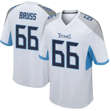 Men's Logan Bruss Tennessee Titans Nike Game Jersey - White