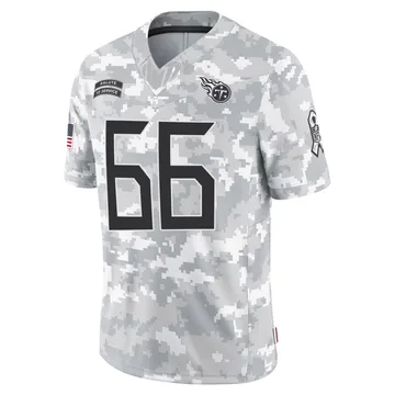 Men's Logan Bruss Tennessee Titans Nike Limited 2024 Salute to Service Jersey - Arctic Camo
