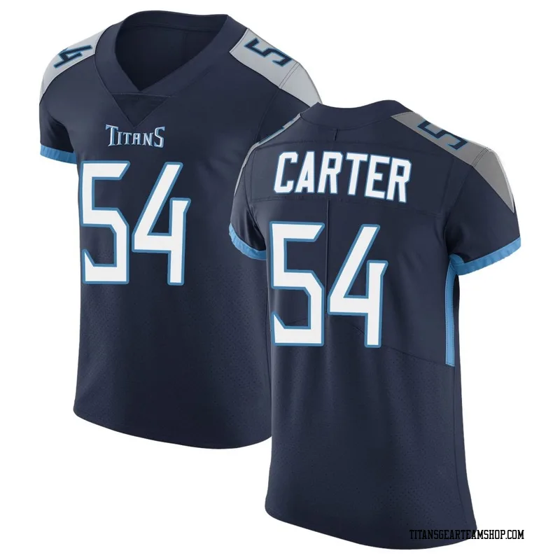Men's Lorenzo Carter Tennessee Titans Nike Elite Vapor Untouchable Jersey - Navy