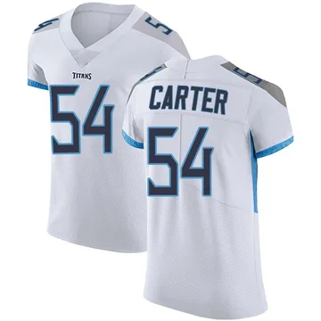 Men's Lorenzo Carter Tennessee Titans Nike Elite Vapor Untouchable Jersey - White