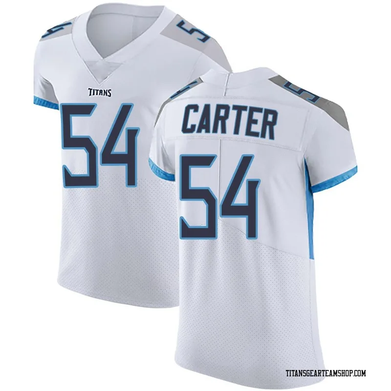 Men's Lorenzo Carter Tennessee Titans Nike Elite Vapor Untouchable Jersey - White