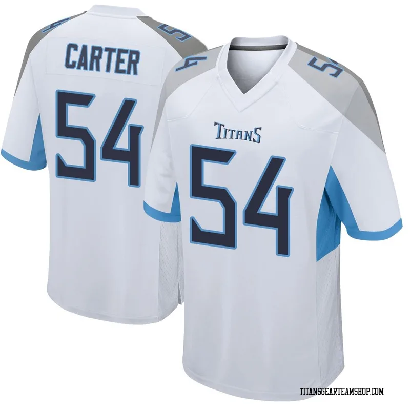 Men's Lorenzo Carter Tennessee Titans Nike Game Jersey - White