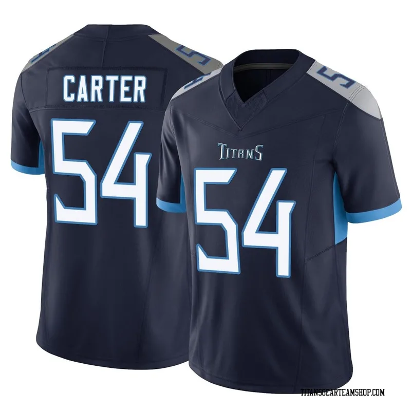 Men's Lorenzo Carter Tennessee Titans Nike Limited Vapor F.U.S.E. Jersey - Navy