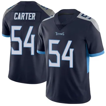 Men's Lorenzo Carter Tennessee Titans Nike Limited Vapor Untouchable Jersey - Navy