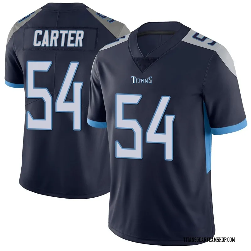 Men's Lorenzo Carter Tennessee Titans Nike Limited Vapor Untouchable Jersey - Navy