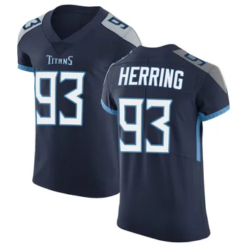 Men's Malik Herring Tennessee Titans Nike Elite Vapor Untouchable Jersey - Navy