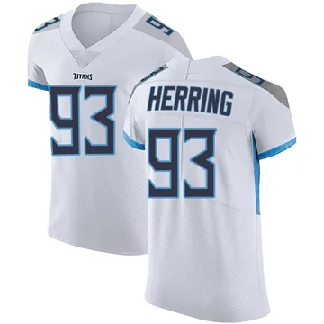 Men's Malik Herring Tennessee Titans Nike Elite Vapor Untouchable Jersey - White
