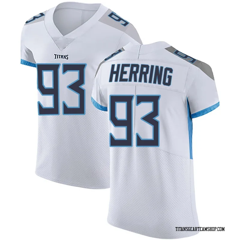 Men's Malik Herring Tennessee Titans Nike Elite Vapor Untouchable Jersey - White