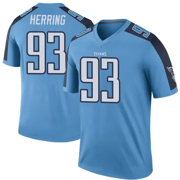 Men's Malik Herring Tennessee Titans Nike Legend Color Rush Jersey - Light Blue