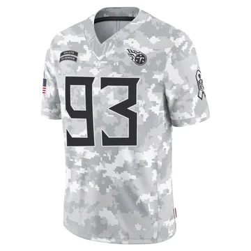 Men's Malik Herring Tennessee Titans Nike Limited 2024 Salute to Service Jersey - Arctic Camo