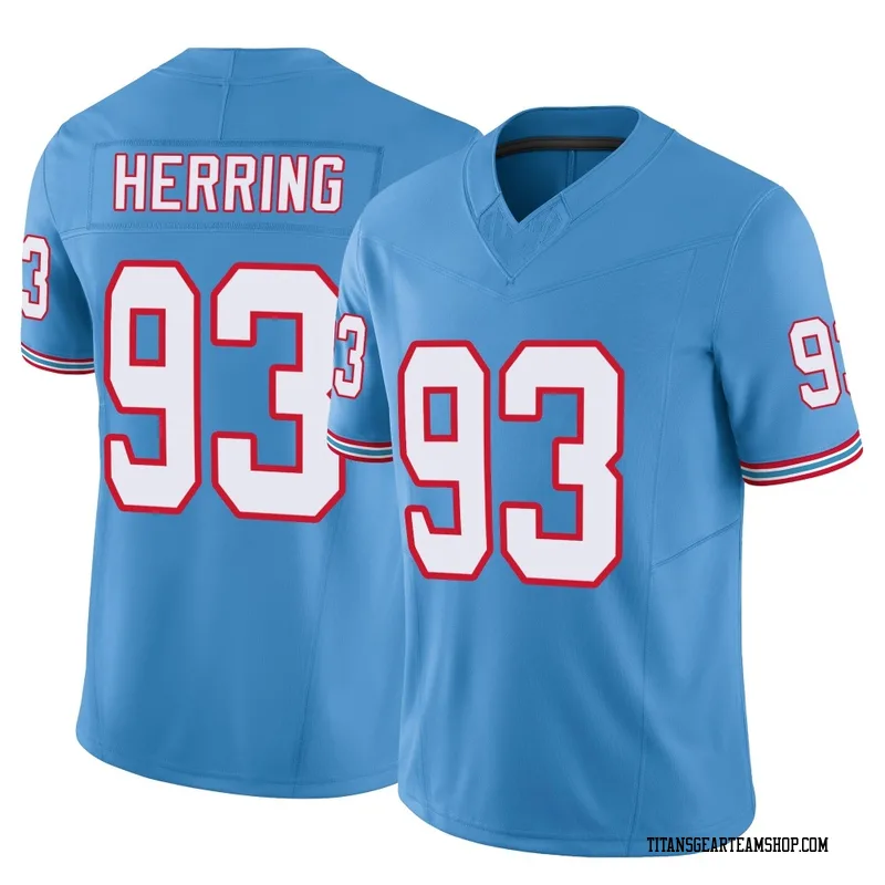 Men's Malik Herring Tennessee Titans Nike Limited Vapor F.U.S.E. Jersey - Light Blue