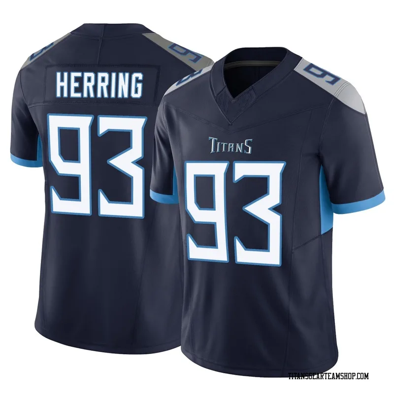 Men's Malik Herring Tennessee Titans Nike Limited Vapor F.U.S.E. Jersey - Navy
