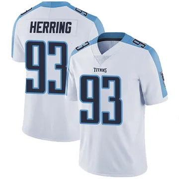 Men's Malik Herring Tennessee Titans Nike Limited Vapor Untouchable Jersey - White