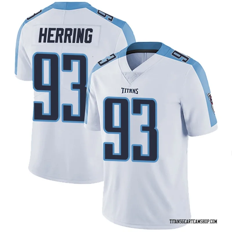 Men's Malik Herring Tennessee Titans Nike Limited Vapor Untouchable Jersey - White