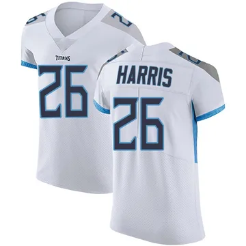 Men's Marcus Harris Tennessee Titans Nike Elite Vapor Untouchable Jersey - White