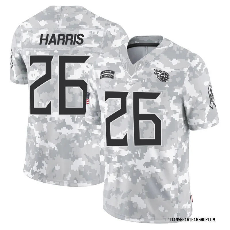 Men's Marcus Harris Tennessee Titans Nike Limited 2024 Salute to Service Jersey - Arctic Camo
