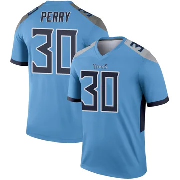 Men's Mark Perry Tennessee Titans Nike Legend Jersey - Light Blue