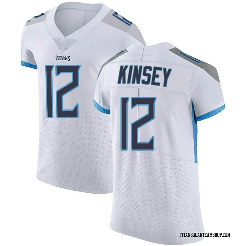 Men's Mason Kinsey Tennessee Titans Nike Elite Vapor Untouchable Jersey - White