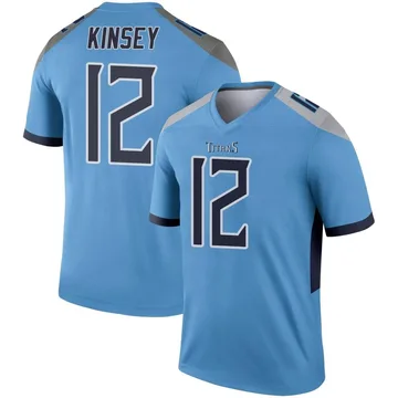 Men's Mason Kinsey Tennessee Titans Nike Legend Jersey - Light Blue