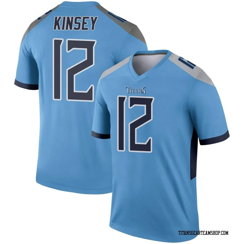 Men's Mason Kinsey Tennessee Titans Nike Legend Jersey - Light Blue