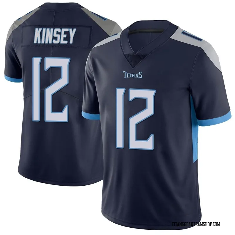 Men's Mason Kinsey Tennessee Titans Nike Limited Vapor Untouchable Jersey - Navy