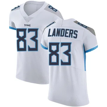 Men's Matt Landers Tennessee Titans Nike Elite Vapor Untouchable Jersey - White
