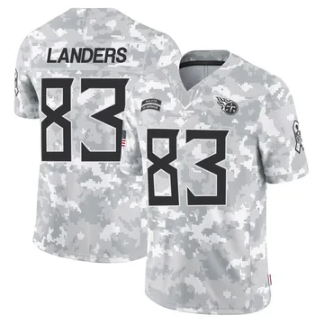 Men's Matt Landers Tennessee Titans Nike Limited 2024 Salute to Service Jersey - Arctic Camo