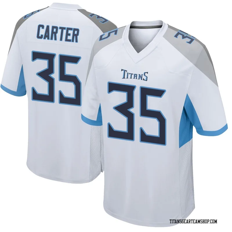 Men's Michael Carter Tennessee Titans Nike Game Jersey - White