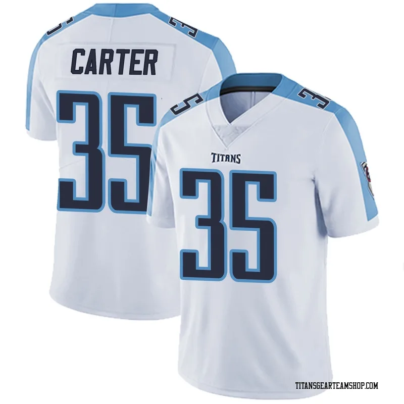 Men's Michael Carter Tennessee Titans Nike Limited Vapor Untouchable Jersey - White