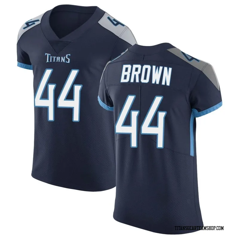 Men's Mike Brown Tennessee Titans Nike Elite Vapor Untouchable Jersey - Navy