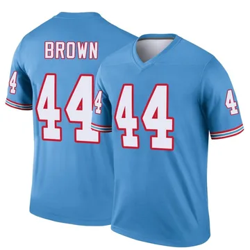 Men's Mike Brown Tennessee Titans Nike Legend Oilers Throwback Jersey - Light Blue