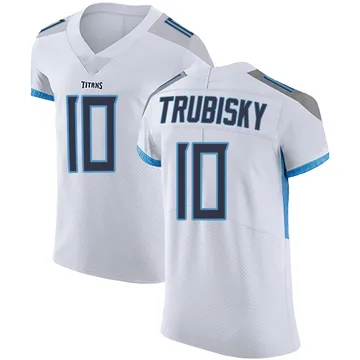 Men's Mitchell Trubisky Tennessee Titans Nike Elite Vapor Untouchable Jersey - White